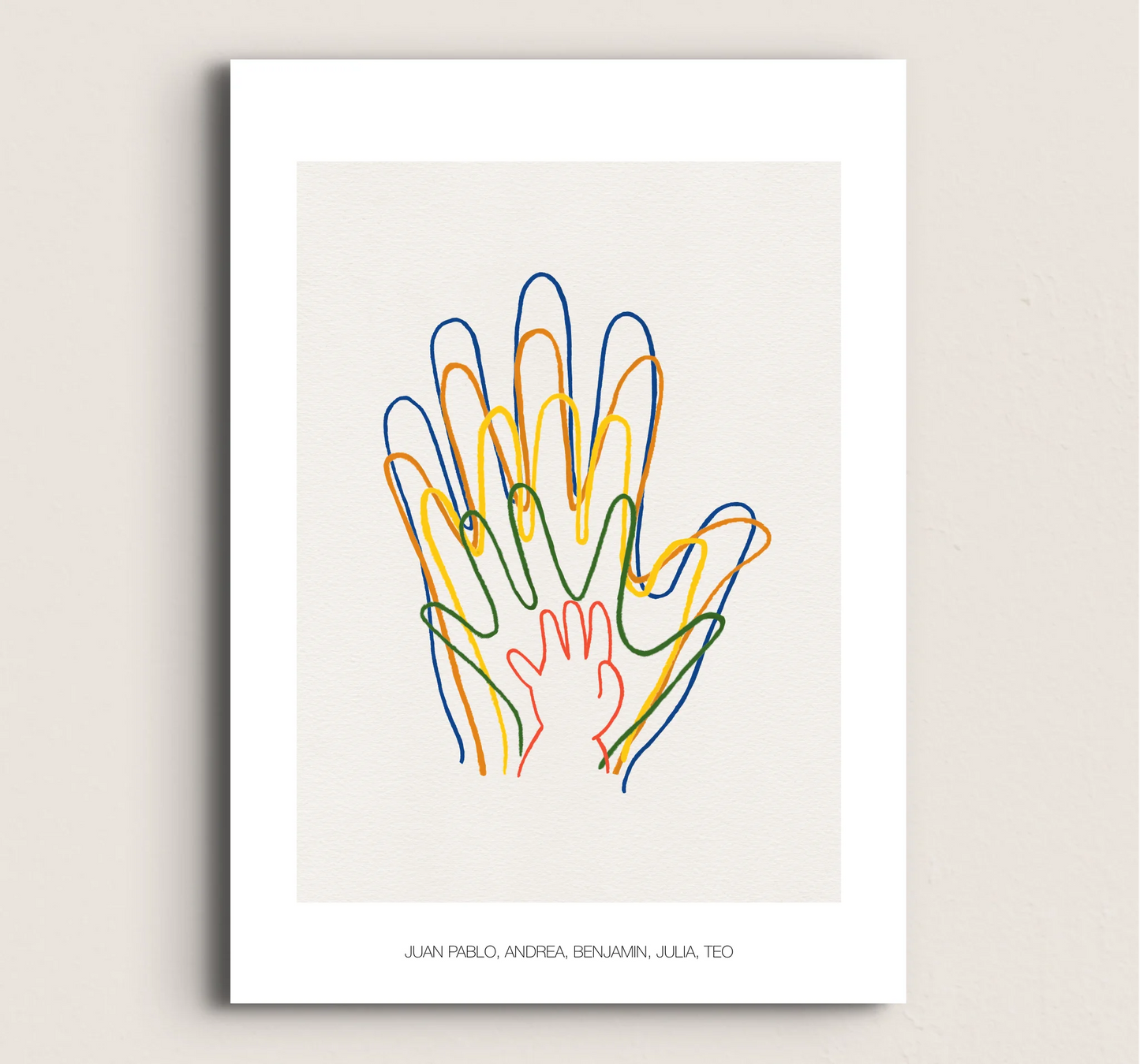 POSTER DE LAS MANOS