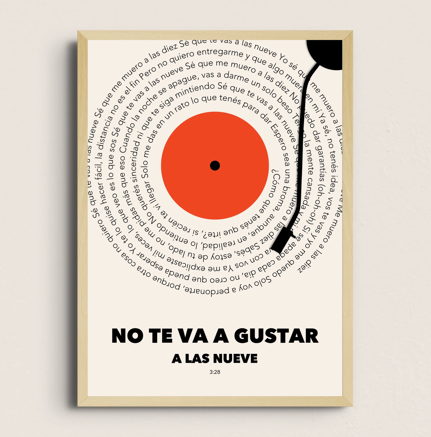 POSTER DEL VINILO