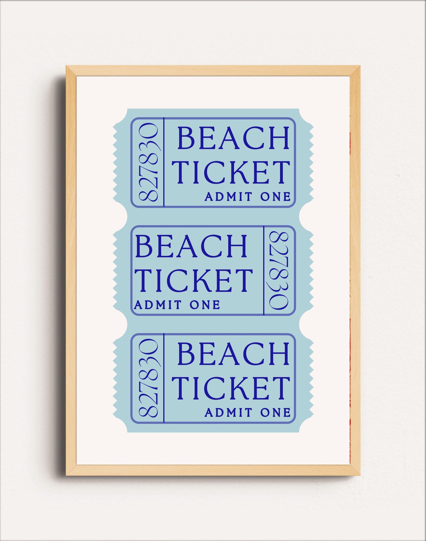 BEACH TICKET