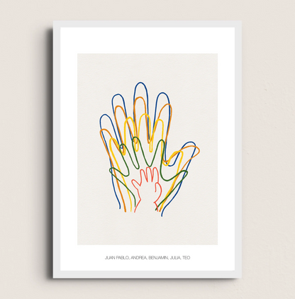 POSTER DE LAS MANOS