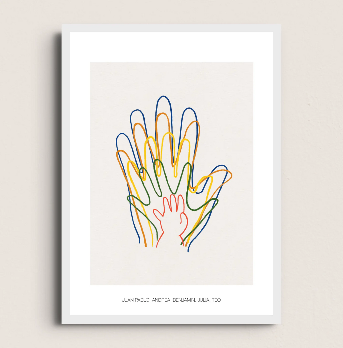 POSTER DE LAS MANOS