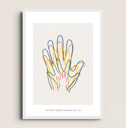 POSTER DE LAS MANOS