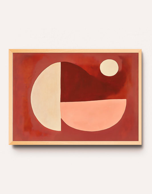 ABSTRACT RED