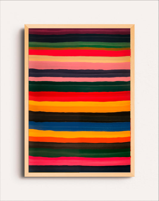 COLOURED STRIPES HORIZONTAL