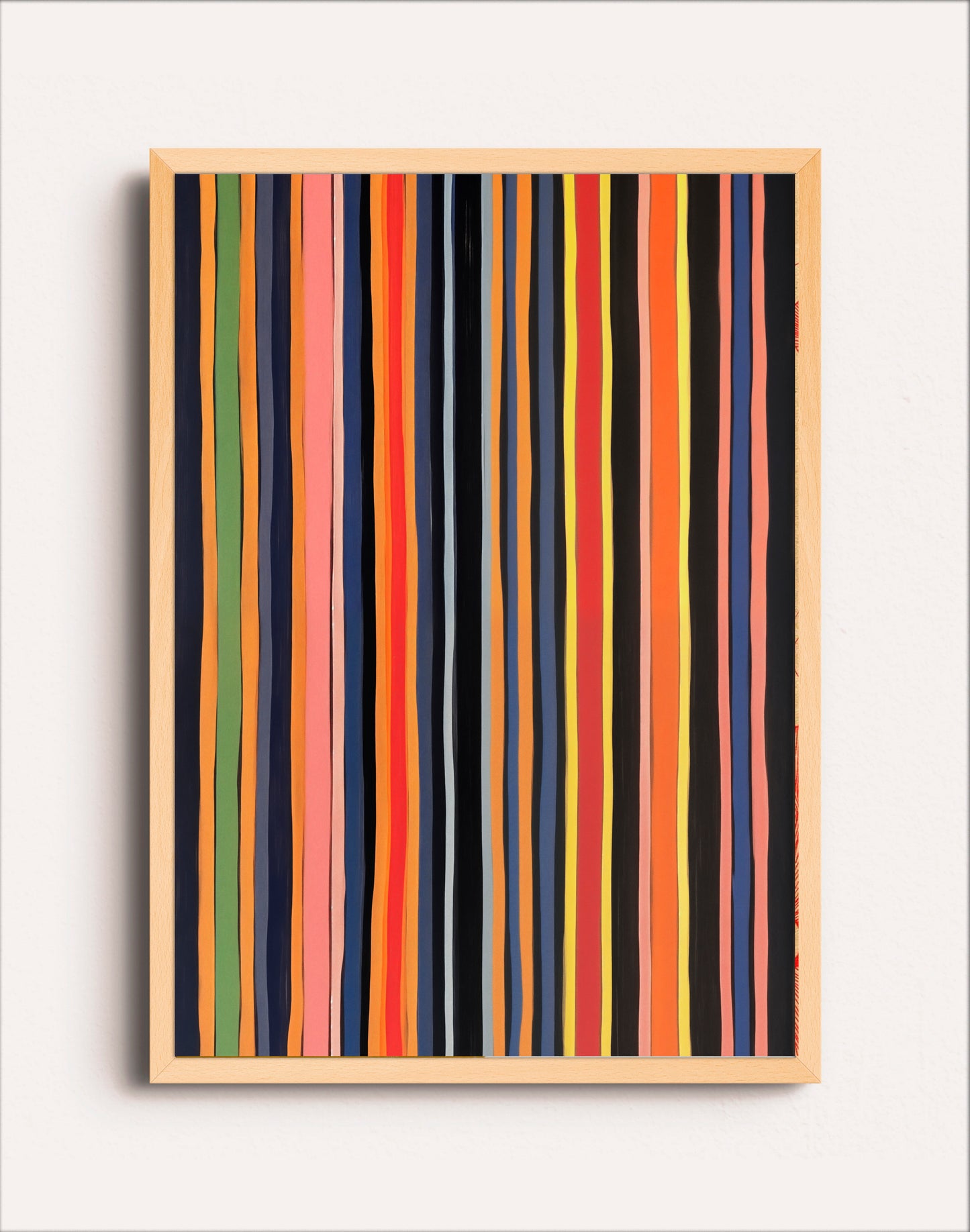 COLOURED STRIPES VERTICAL