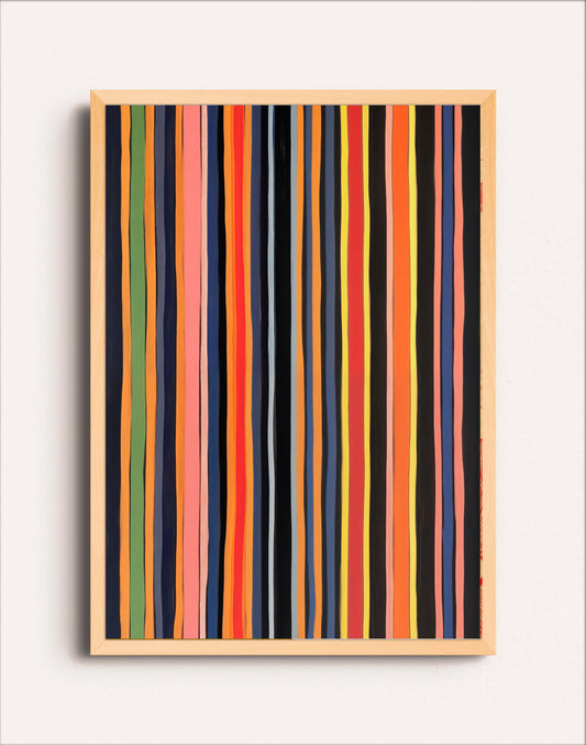 COLOURED STRIPES VERTICAL