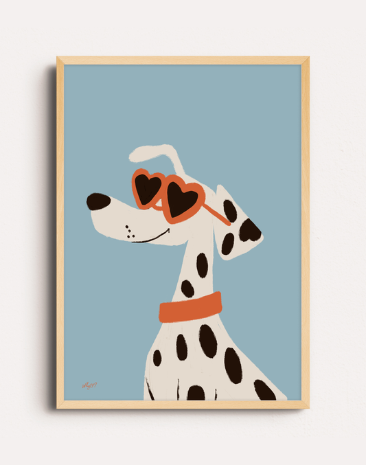 DALMATA CON GAFAS