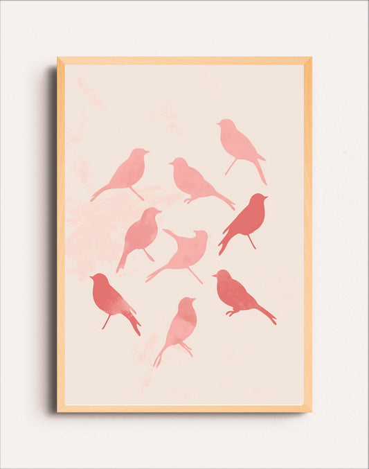 PAJAROS ROSA