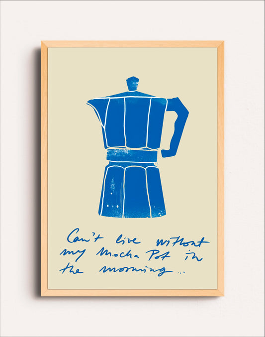 CAFETERA AZUL