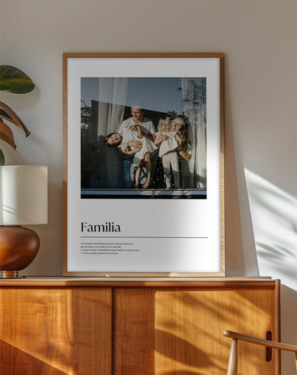 POSTER DE FAMILIA EN FOTOS